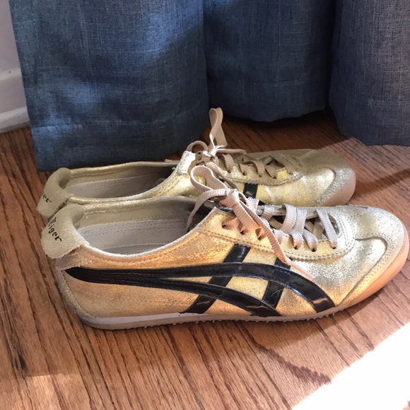 onitsuka gold shoes